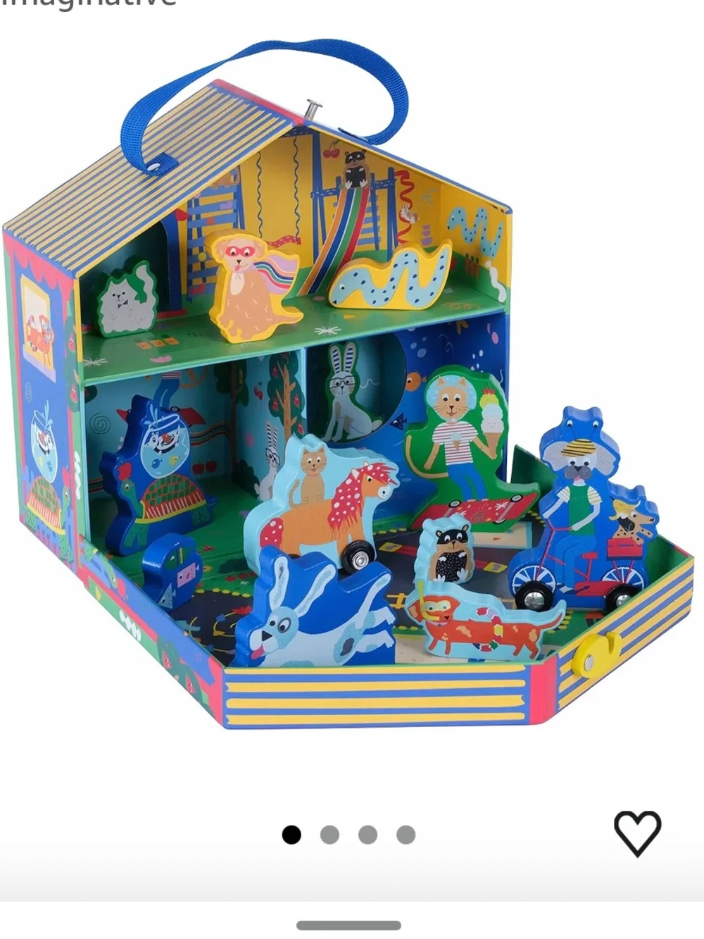 Floss & Rock NEW Pets Playbox Open ended play wooden figures